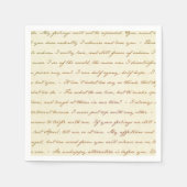 ジェー最高のン・アーステンの引用文 スタンダードカクテルナプキン (正面)