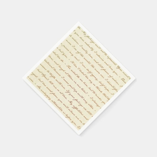 ジェー最高のン・アーステンの引用文 スタンダードカクテルナプキン (角)