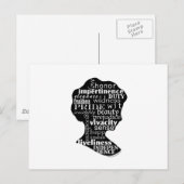 ジェー読ン・オースティン・カメオ ポストカード (正面/裏面)