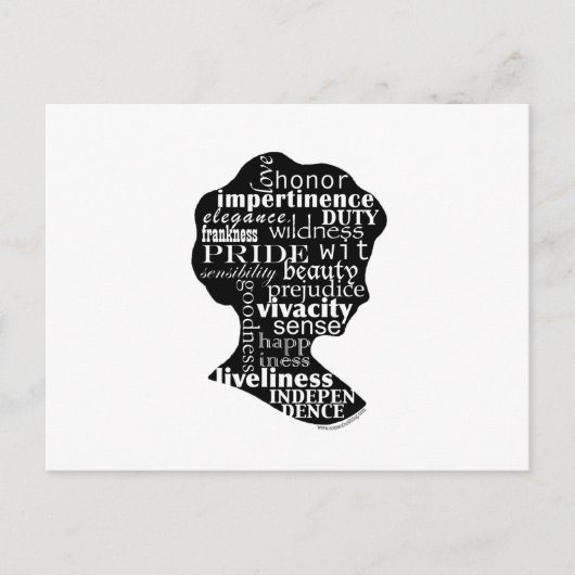 ジェー読ン・オースティン・カメオ ポストカード (正面)