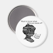 ジェー読ン・オースティン マグネット (正面/裏面)