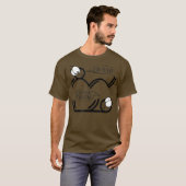 ジエおもしろいン及びトリエンの化学組成オーガニック物 Tシャツ (正面フル)