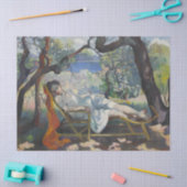 ジエスタ（ジャンヌがロッキングチェアで休む） 薄葉紙 (クラフト)