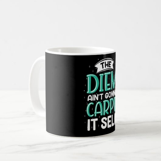 ジエムは自分を切り刻まない コーヒーマグカップ (正面左)