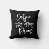 ジエムハンドレタス効果カーペ引用文 クッション (正面)