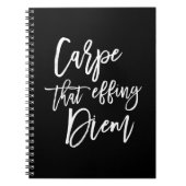 ジエムハンドレタス効果カーペ引用文 ノートブック (正面)