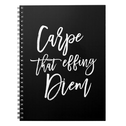 ジエムハンドレタス効果カーペ引用文 ノートブック (正面)