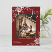 ジエレガントョイ・スノーフレーク・プレイド・シーズンの挨拶 シーズンカード (スタンド正面)