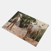 ジオおもしろいン国立公園のヒツジ ドアマット (アングル)