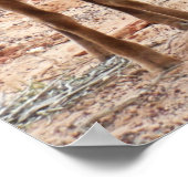 ジオおもしろいン国立公園のヒツジ ポスター (角)