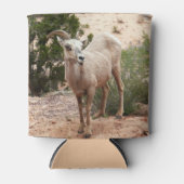 ジオおもしろいン国立公園のヒツジ 缶クーラー (正面)