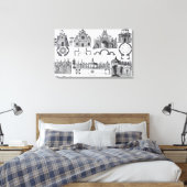 ジオの「ジャルディン・アングロ・シノワ」のグロットデザイン キャンバスプリント (インサイチュ (寝室))