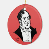 ジオアチーノロッシーニ セラミックオーナメント (左)