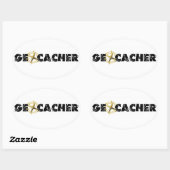 ジオカサーとコンパス 楕円形シール (シート)