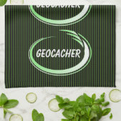 ジオカサーグリーンスプラッシュ キッチンタオル (折り畳み)