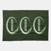 ジオカサーグリーンスプラッシュ キッチンタオル (横)