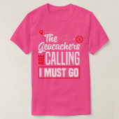 ジオカサースカベンジャー狩りのジオカッチ恋人 Tシャツ (デザイン正面)