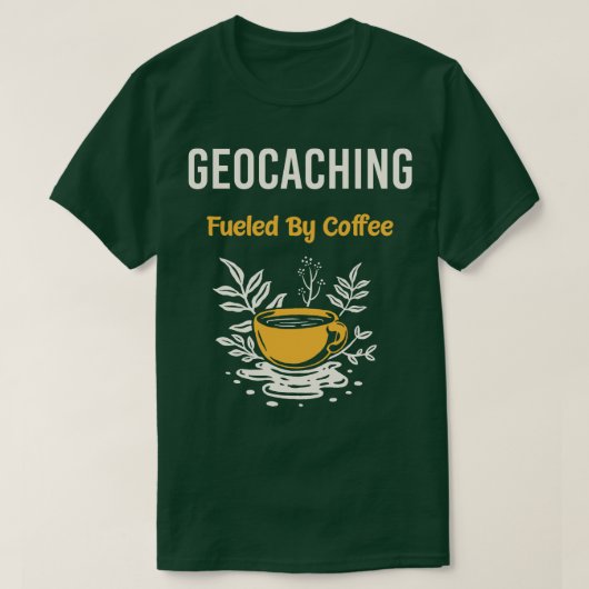 ジオカチャーのジオキャッシュ Tシャツ (デザイン正面)