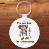 ジオカッチスティッおもしろいクマンキーチェーンジオカサースワッグ キーホルダー (正面)