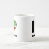 ジオキャッシングを愛するマグカップ コーヒーマグカップ (中央)
