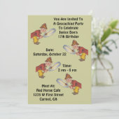 ジオキャッシング ジオキャッシュ パーティー ご招待 シャーロック ハント 招待状 (スタンド正面)