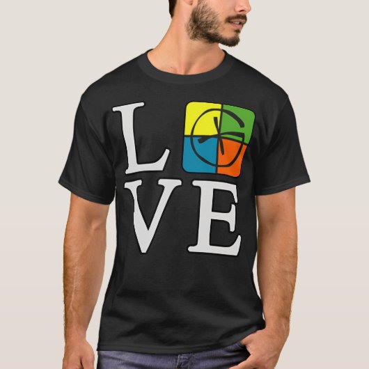 ジオキャッシング ロゴ Tシャツ (正面)