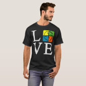 ジオキャッシング ロゴ Tシャツ (正面フル)