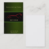 ジオグリフグリーンウフィントンレッドホース 名刺 (正面/裏面)