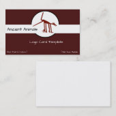 ジオグリフペルー古代アニマルロゴ 名刺 (正面/裏面)