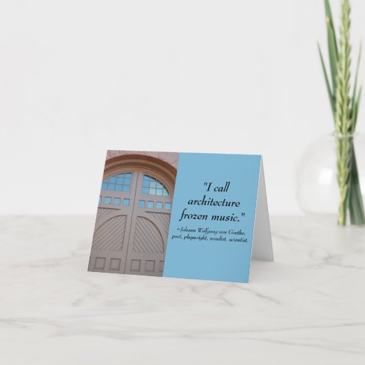 ジオザ引用文アーキテクチャ度カード カード (正面)