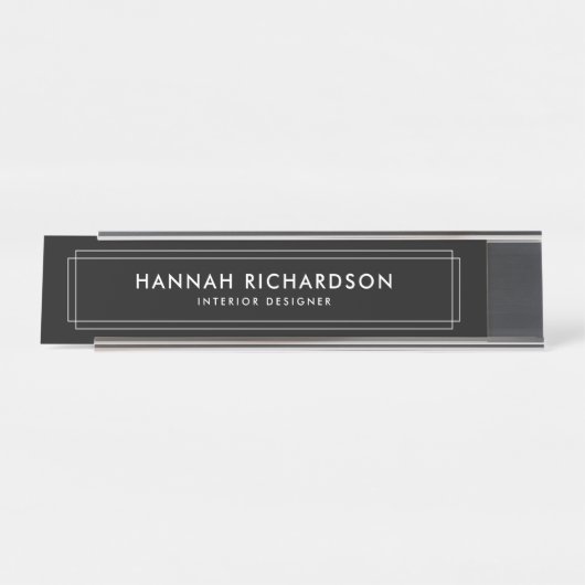 ジオシック | カスタマイズ デスクネームプレート (正面)