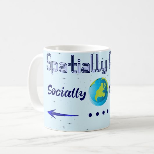 ジオスペーシャル測量士のドリンク コーヒーマグカップ (正面左)