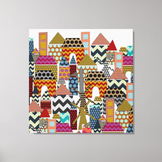 ジオタウン キャンバスプリント (正面)