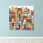 ジオタウン キャンバスプリント (インサイチュ (ウッドフロア))