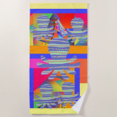 ジオタコ ビーチタオル (正面)