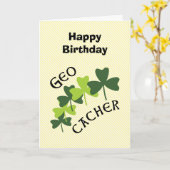 ジオチャー·シャムロック カード (黄色い花)