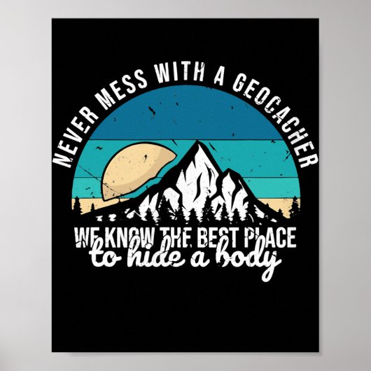 ジオッチングヴィンテージマウンテン狩り決して混乱 ポスター (正面)