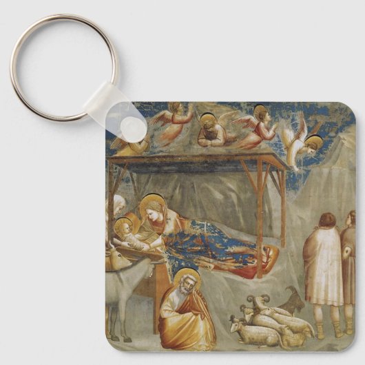 ジオットによるイエス・キリストの出生 キーホルダー (正面)