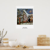 ジオットディボンドンによるエジプトへのフライト ポスター (キッチン)