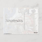 ジオットディボンドンによるエジプトへのフライト ポストカード (裏面)