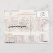 ジオットディ・ボンドンによる聖フランシスの死 ポストカード (裏面)