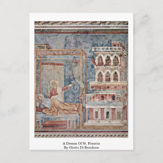 ジオット・ディ・ボンドンの夢 ポストカード (正面)