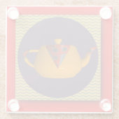 ジオティーポット ガラスコースター (裏面)