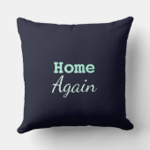 ジオデスと銀河系青い紫のピンクグリーン クッション (裏面)