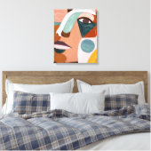 ジオハーフ顔 キャンバスプリント (インサイチュ (寝室))