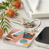 ジオハーフ顔 キーホルダー (正面右)