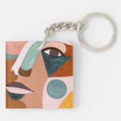 ジオハーフ顔 キーホルダー (裏面)