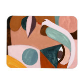 ジオハーフ顔 マグネット (横)