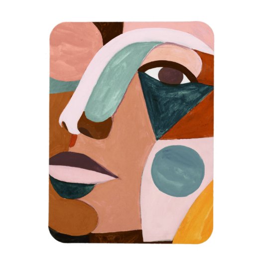 ジオハーフ顔 マグネット (縦)