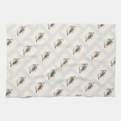 ジオパターン ダブル ティーポット キッチンタオル (横)